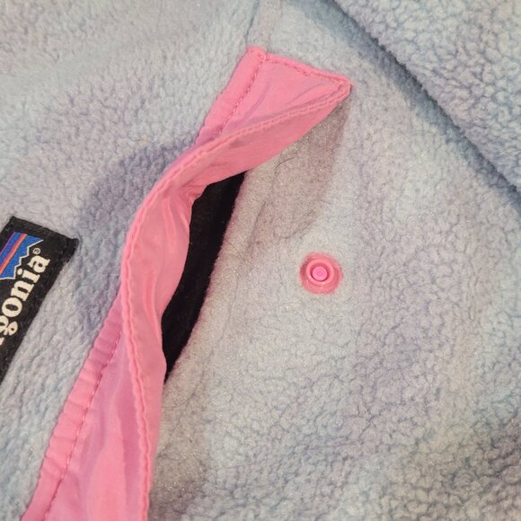 W,omen's PATAGONIA Pink & Purp[e Pullover Sweater - Picture 4 of 4